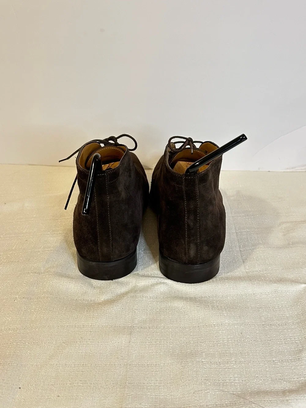 Magnanni Brown Suede Chukka Boots Men’s Size 11.5 M Made In Spain Lace Up